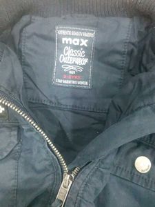 MAX Navy Blue Bomber Jacket