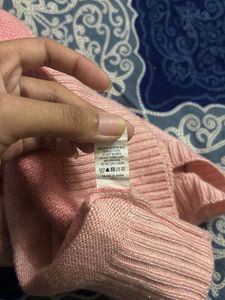 Pink Argyle Sweater Vest