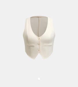 Savana Off White Waist Coat