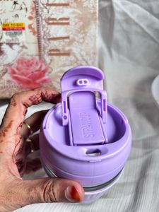 Glass Cup with Lid