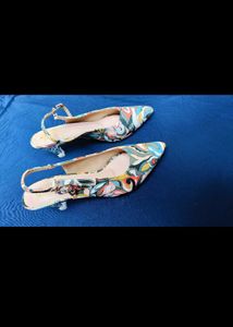 Colorful Slingback Heels