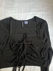 H&amp;M Sexy Black Top
