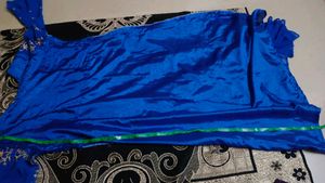 Robbin Blue full gown, gerogette,inner satin