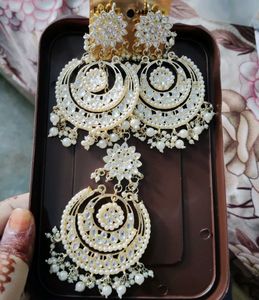 Chandbali Earrings & Tikka Set