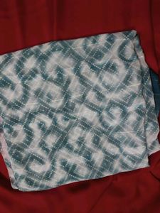 Elegant bandhej patterned saree