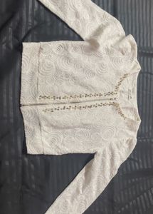 Shrug With Pearls