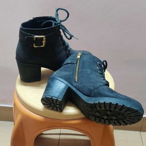 Suede Derby Boots UK 7/EU 40
