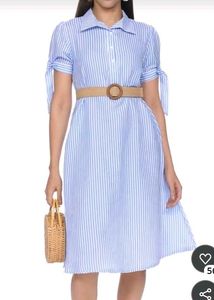 Blue &amp; White Strips Dress