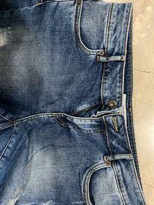 Blue Denim Shorts