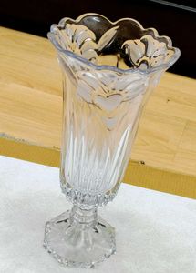 SOGA Japan Elegant Clear Glass Flower Vase
