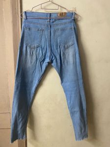 Distressed Denim Jeans