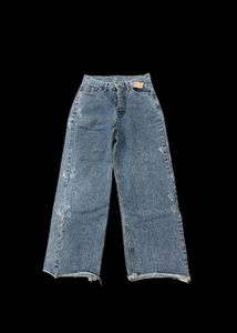 Wide Leg Denim Jeans