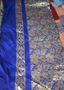 Elegant Blue Banarasi Saree