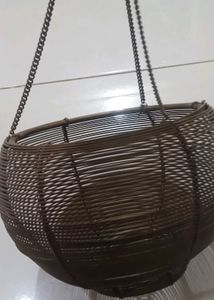 Vintage Hanging Wire Basket