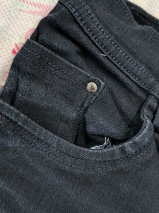 Black Denim Shorts