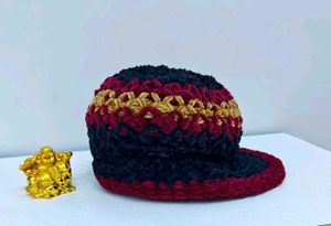 🧢🧣Woolen Cap with Scarf