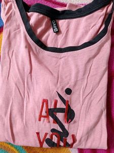 Combo Of Night Wear T Shirt By Pantaloons/brink