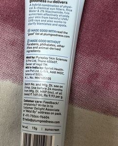 Plum SPF 50 Sunscreen