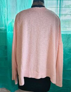 BOGO 🎁 Buy One Get 1🎁Peach V-Neck Pullover Top