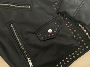 ZARA studded leather jacket * Limited edition *