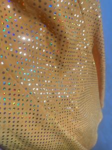 Sparkly Yellow Party Dress