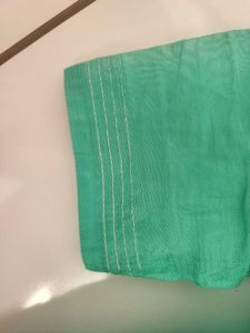 Green Embroidery Kurta