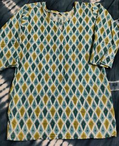 Diamond Pattern Jaipuri Kurti
