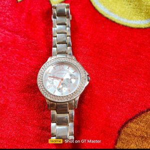 Golden Stylish Metal Watch