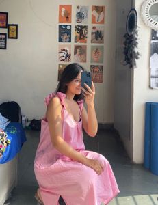 Pink Cotton Dress