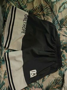 Only Hope Black & White Shorts