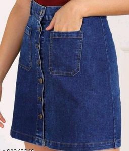 Mini Denim Skirt