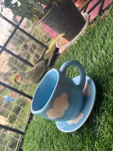 Cute Cloud Mug &amp; Saucer