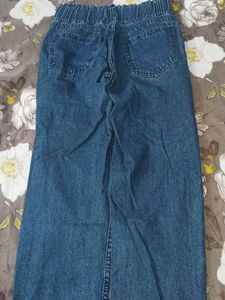 Ripped Wide Leg Jeans