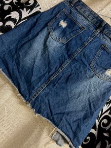 Denim skirt