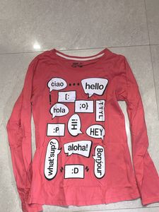 Cute Graphic Long Sleeve Top