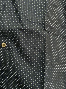 Louis Philippe Navy Blue Shirt With White Dots