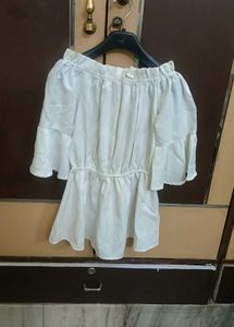 White Off-Shoulder Dress