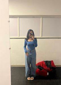 LIGHT BLUE DENIM JEANS