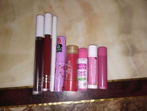 Combo of Lipsticks, Lipbalms, Kajal