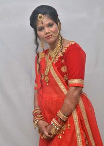 Red Velvet Saree