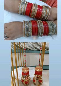 Red Bridal Chuda With Kaleera ❤️