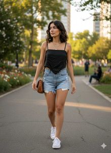 H&M Black Strapless Tube Top