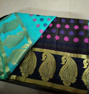 Festive Wear Dual Colour Saree