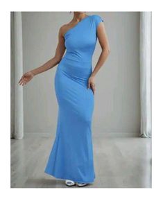 Elegant One-Shoulder Maxi Dress