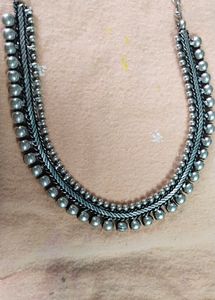 Oxidaised Silver Chain