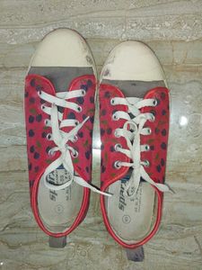 Cute Berry Print Sneakers