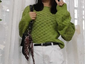 Green Knit Sweater