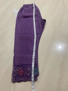 💜 Purple Party Wear Embroidered Suit 💜