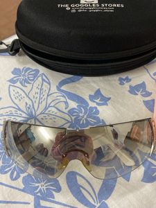 Stylish Silver Shield Sunglasses