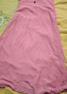 Elegant Pink Maxi Dress